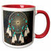 image of 15oz Two-Tone Red Mug