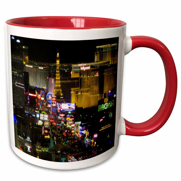 image of 15oz Two-Tone Red Mug