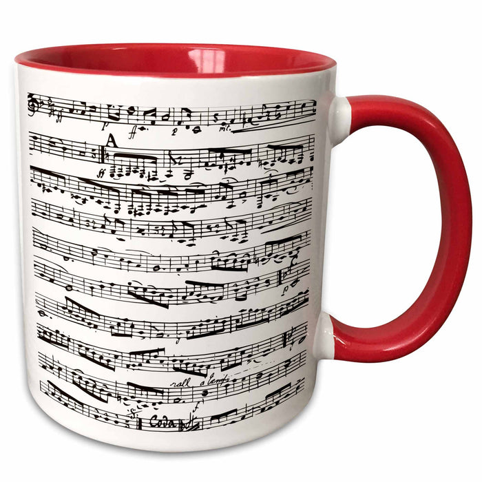 image of 11oz Two-Tone Red Mug