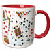 image of 11oz Two-Tone Red Mug