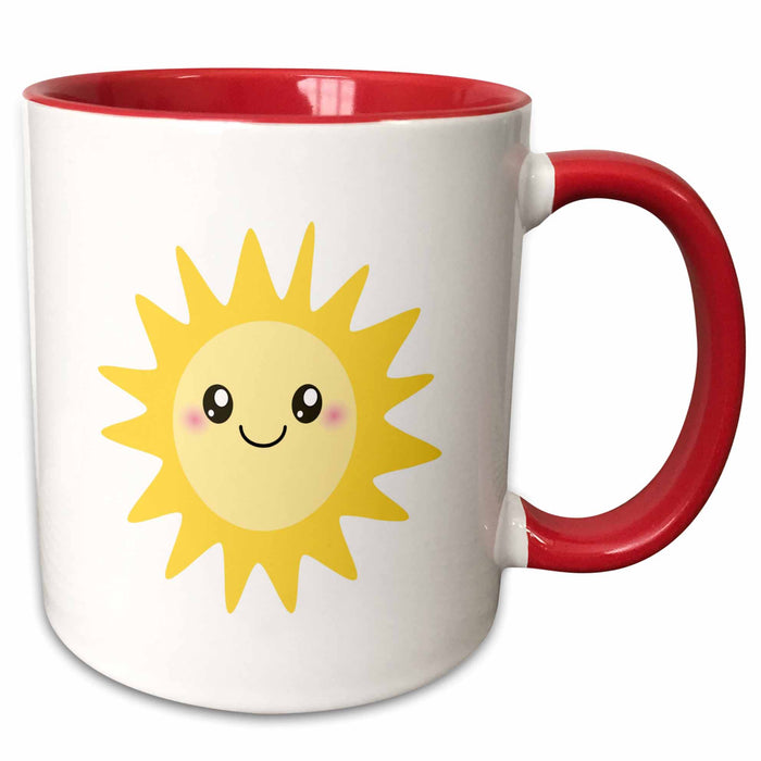 image of 15oz Two-Tone Red Mug