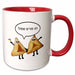 image of 11oz Two-Tone Red Mug