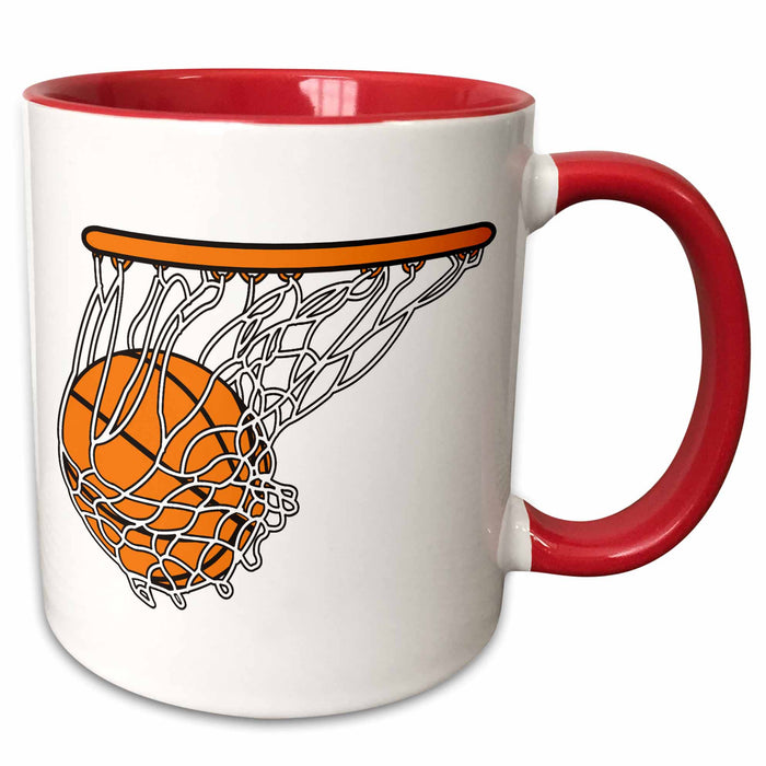 image of 11oz Two-Tone Red Mug