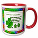 image of 11oz Two-Tone Red Mug