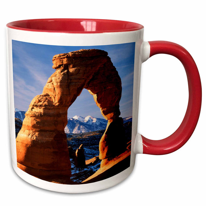 image of 11oz Two-Tone Red Mug