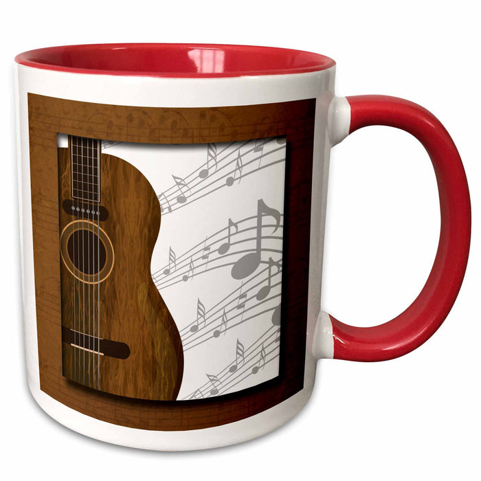 image of 15oz Two-Tone Red Mug