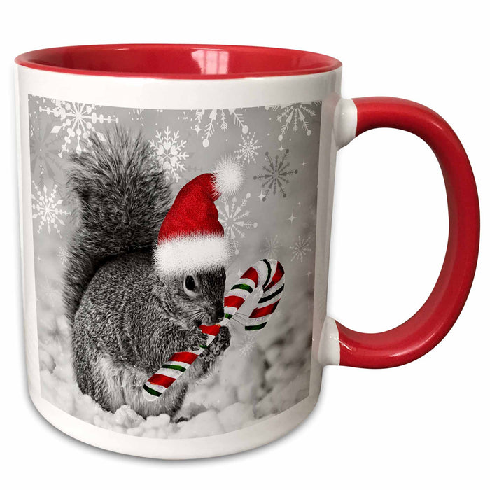 image of 11oz Two-Tone Red Mug