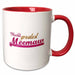 image of 11oz Two-Tone Red Mug