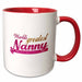 image of 11oz Two-Tone Red Mug