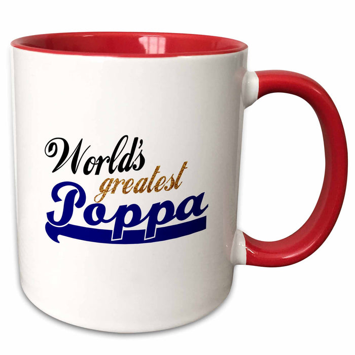 image of 11oz Two-Tone Red Mug