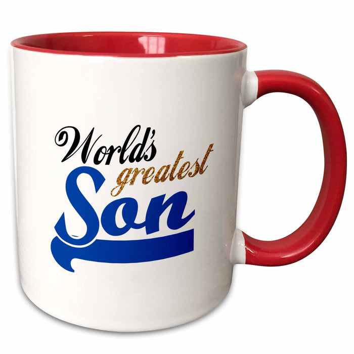 image of 11oz Two-Tone Red Mug