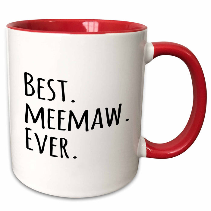 image of 15oz Two-Tone Red Mug