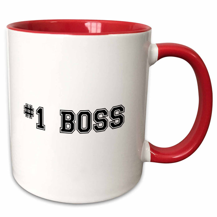 image of 11oz Two-Tone Red Mug