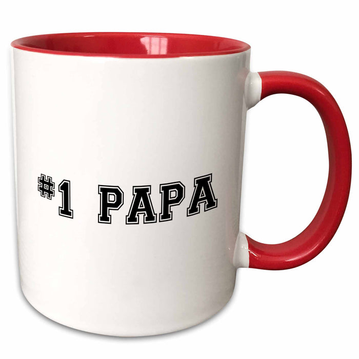 image of 15oz Two-Tone Red Mug