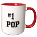 image of 15oz Two-Tone Red Mug