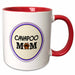 image of 15oz Two-Tone Red Mug