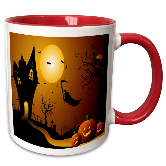 image of 15oz Two-Tone Red Mug