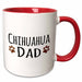 image of 11oz Two-Tone Red Mug