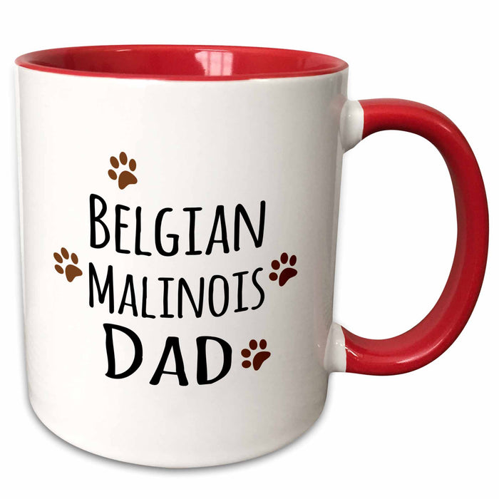 image of 11oz Two-Tone Red Mug