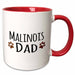 image of 15oz Two-Tone Red Mug