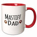 image of 11oz Two-Tone Red Mug