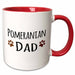 image of 11oz Two-Tone Red Mug