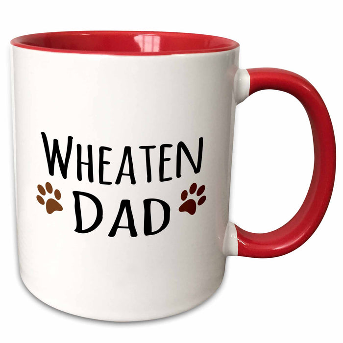 image of 11oz Two-Tone Red Mug