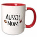 image of 11oz Two-Tone Red Mug