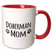 image of 11oz Two-Tone Red Mug