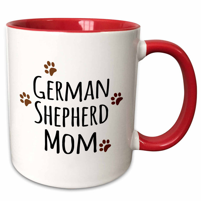 image of 11oz Two-Tone Red Mug