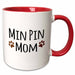 image of 11oz Two-Tone Red Mug