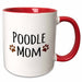 image of 11oz Two-Tone Red Mug