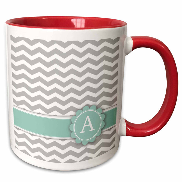 image of 15oz Two-Tone Red Mug