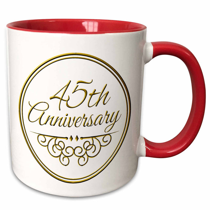 image of 11oz Two-Tone Red Mug