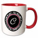 image of 11oz Two-Tone Red Mug