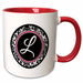 image of 11oz Two-Tone Red Mug