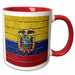 image of 15oz Two-Tone Red Mug