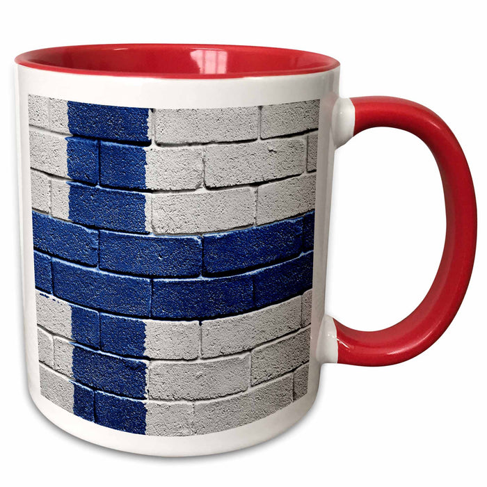 image of 11oz Two-Tone Red Mug