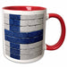 image of 15oz Two-Tone Red Mug