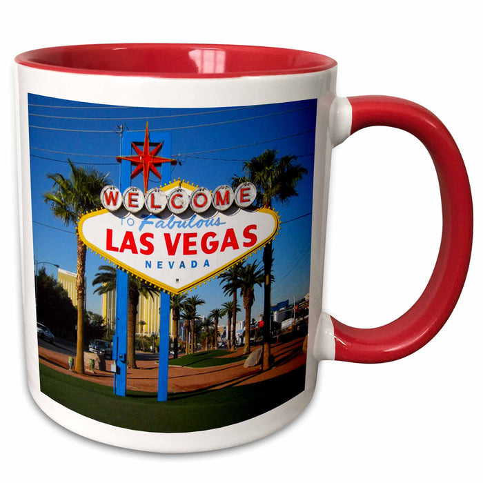 image of 11oz Two-Tone Red Mug