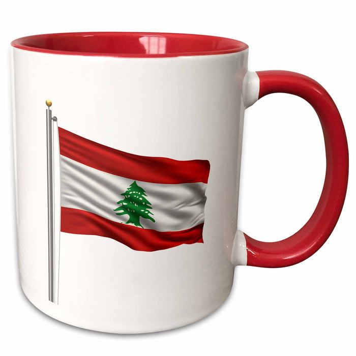 image of 15oz Two-Tone Red Mug