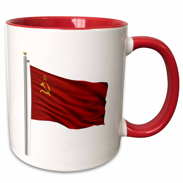 image of 11oz Two-Tone Red Mug