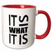 image of 15oz Two-Tone Red Mug