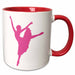 image of 11oz Two-Tone Red Mug