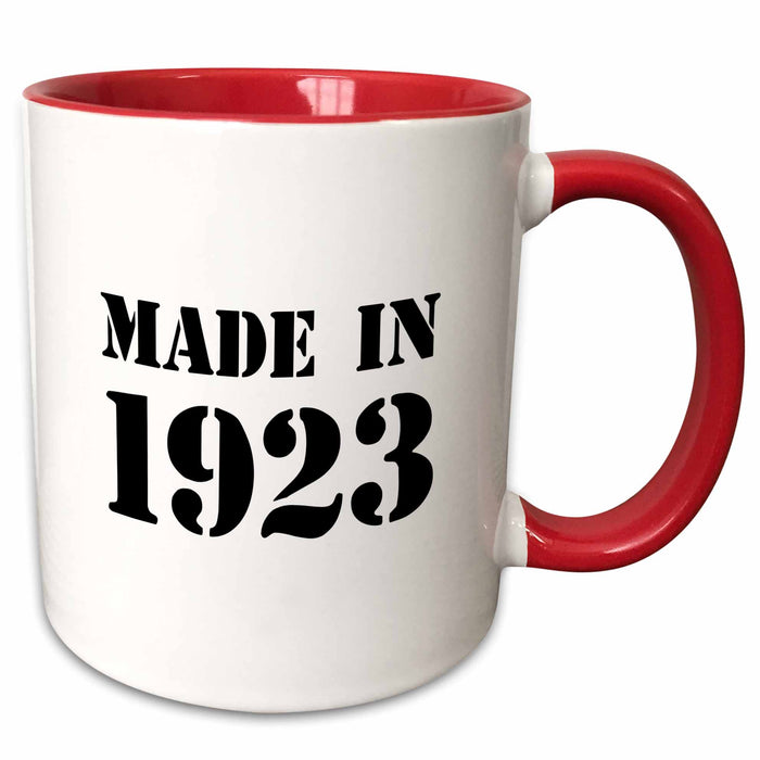 image of 15oz Two-Tone Red Mug