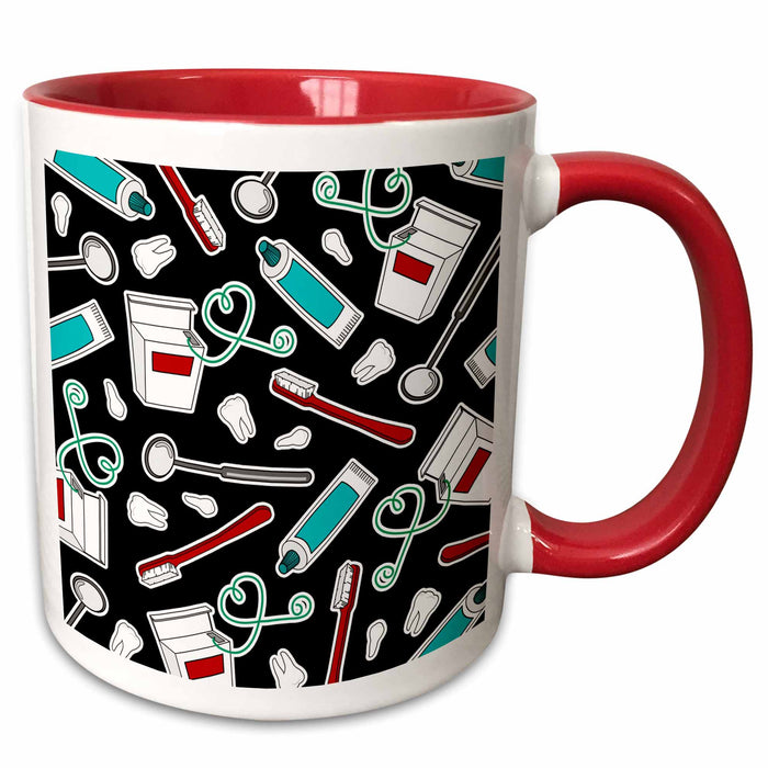 image of 15oz Two-Tone Red Mug