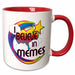 image of 15oz Two-Tone Red Mug