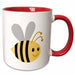 image of 11oz Two-Tone Red Mug