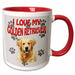 image of 11oz Two-Tone Red Mug