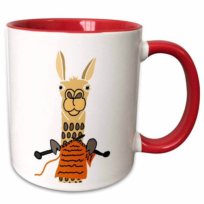 image of 15oz Two-Tone Red Mug